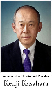 Representative Director and President　Kenji Kasahara